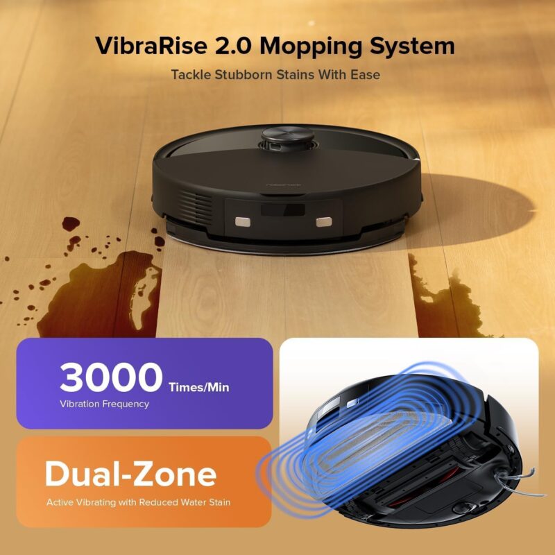 Roborock Q10 VF+ robotski usisavač, crni